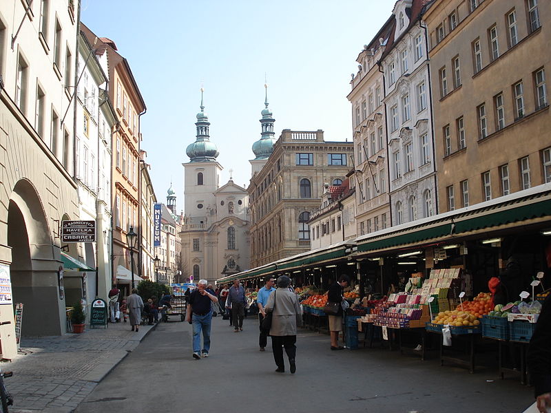 Havelska market in Prague