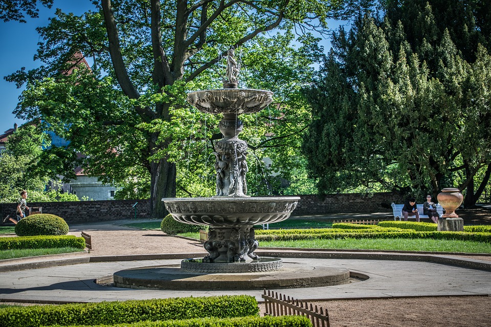 Prague fountain