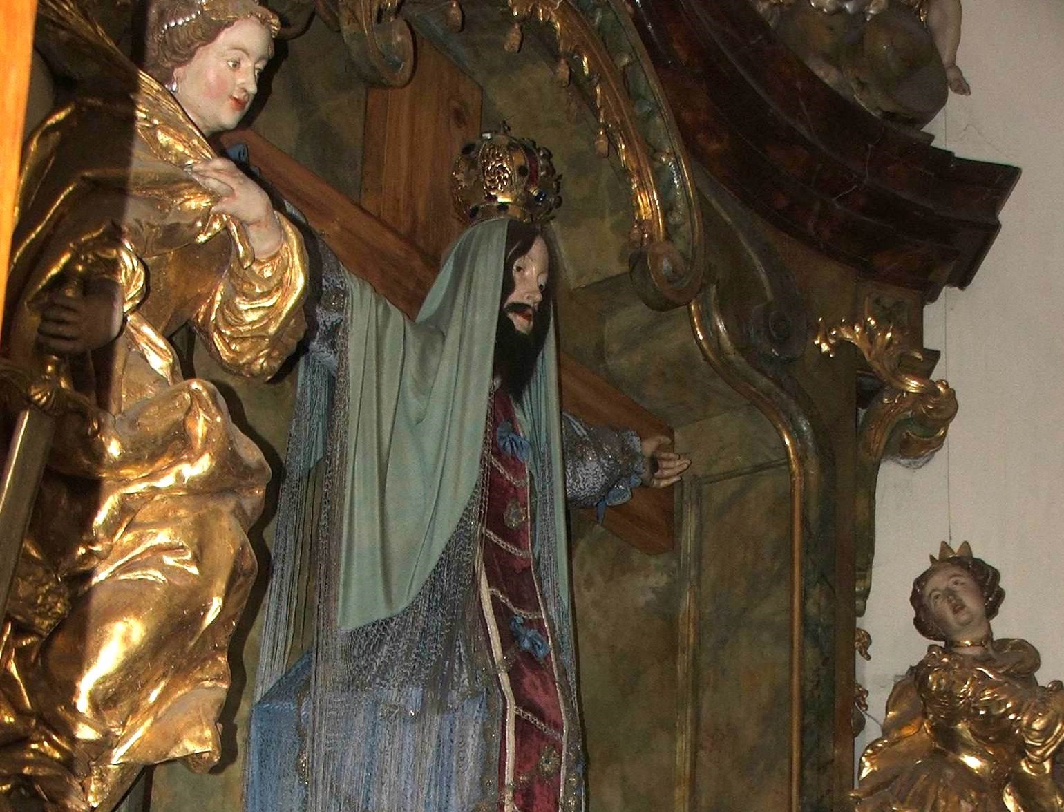 St. Wilgefortis Statue Prague