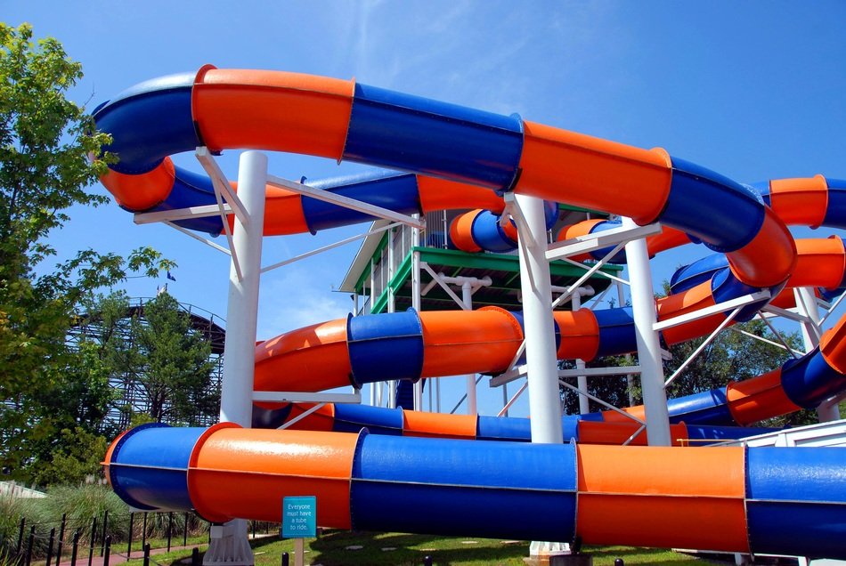 water park chute