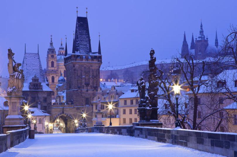 Prague in winter