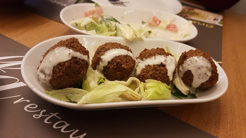 Lebanese dish at Jaffa, Prague