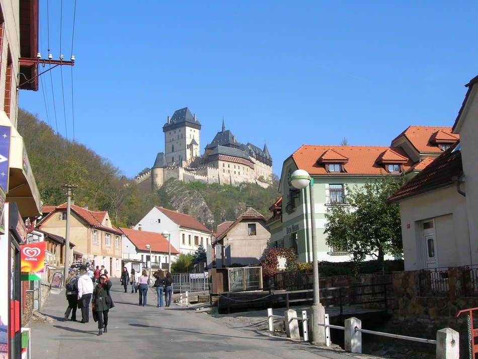 Karlstein street Prague