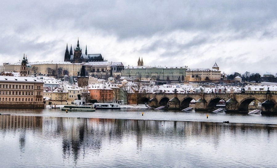 Prague in winter