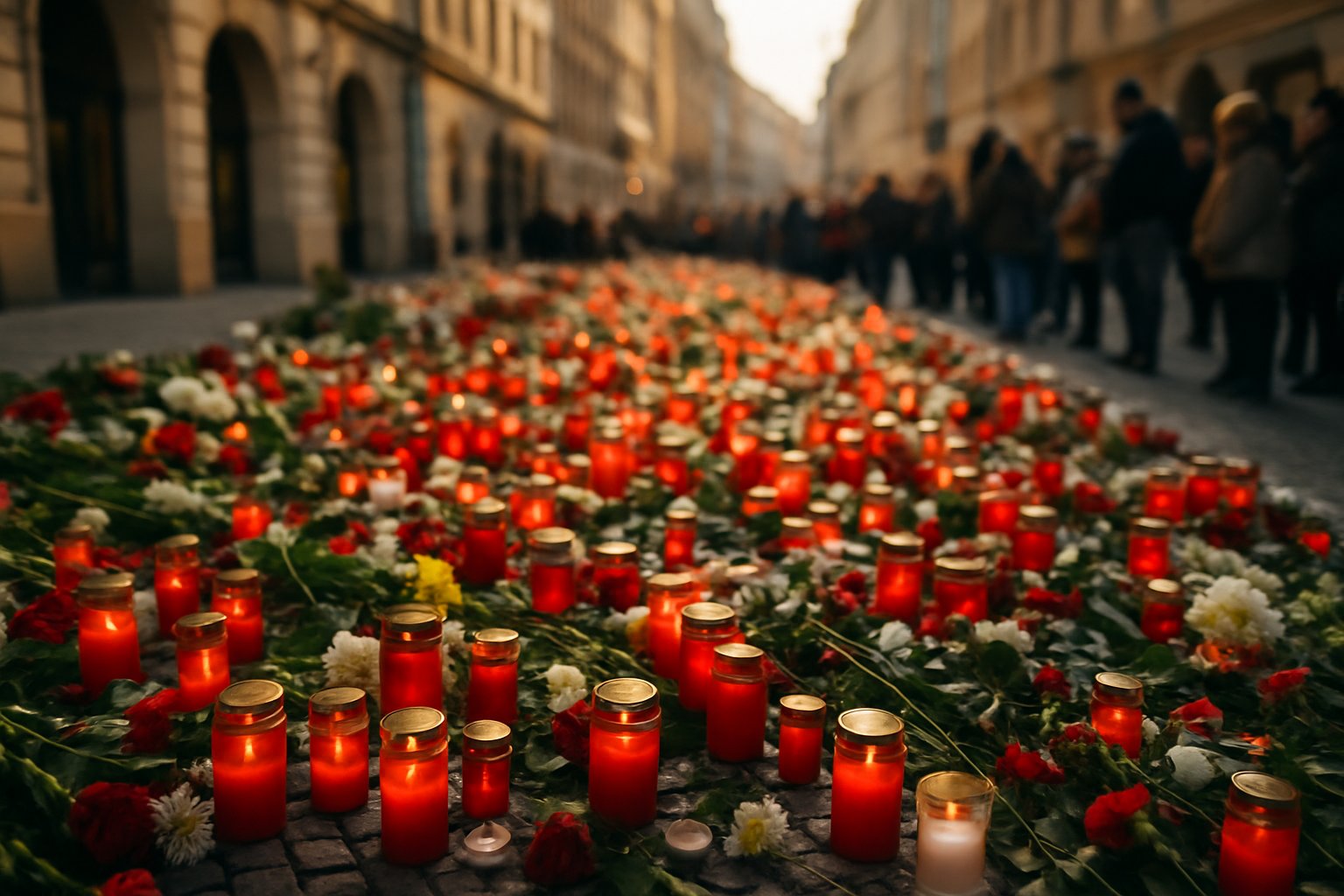candles Národní třída Prague